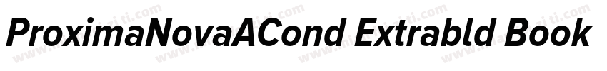 ProximaNovaACond Extrabld Book字体转换